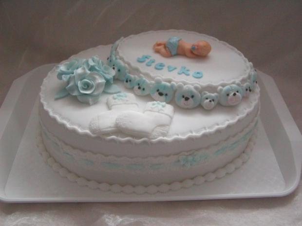 krstiny Števko, torta, Torty na krstiny krstiny Števko, torta, Torty na krstiny, , 1