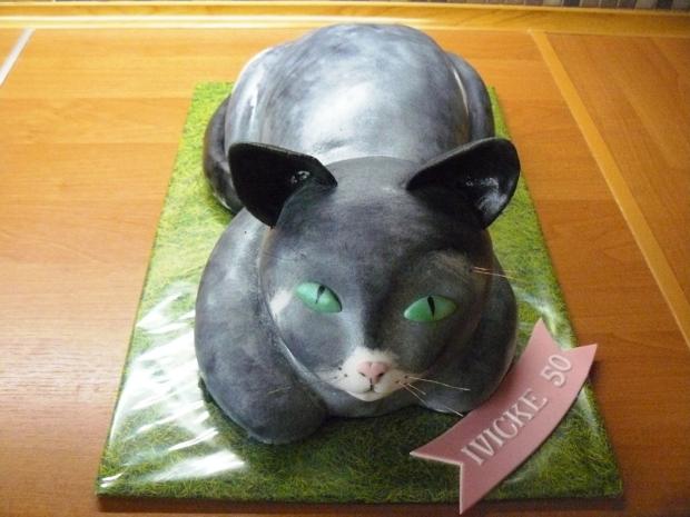 mačka, torta, Torty so zvieratkami, MarikaFa, 1