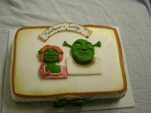 shrek a fiona, torta, Narodeninové torty, MirkaE, 1