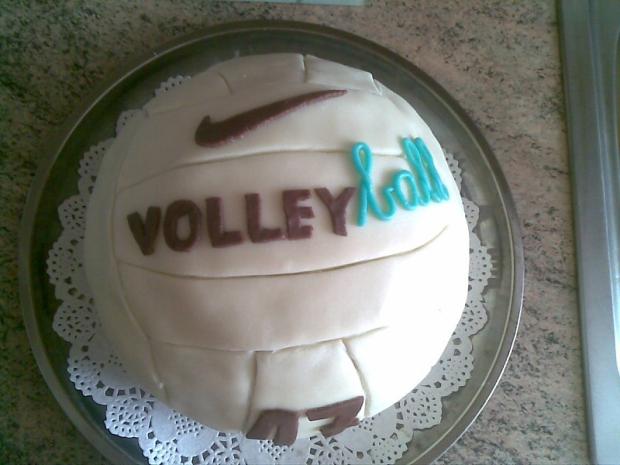 volejbalova lopta, torta, Športové torty, katuska8057, 1