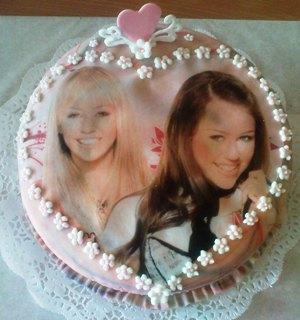 Hannah Montana, torta, Torty pre dievčatá, OLINKA_liska_ryska, 1