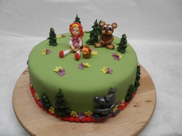 Červená čiapočka, torta, Rozprávkové torty, Denisa8, 1