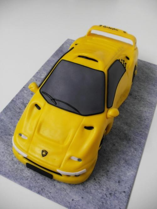 lamborghini diablo, torta, Torty autíčka, vláčiky lamborghini diablo, torta, Torty autíčka, vláčiky, Světluškaa, 1