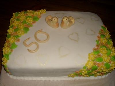 na želanie k 50výročiu sobáša, torta, renka74, 1