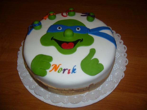 ninja korytnačky, torta, Rozprávkové torty, jarina27, 1