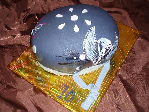BMX prilba, torta, Športové torty BMX prilba, torta, Športové torty, LHOLLA, 1