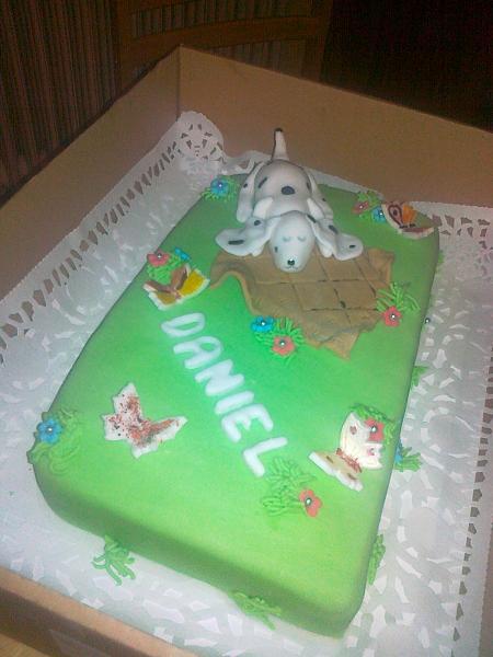 psik, torta, Narodeninové torty, olgarozkova, 1