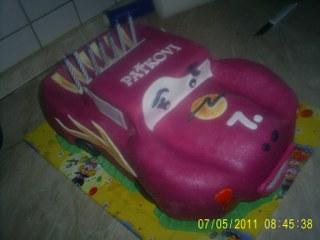 mcqueen, torta, Torty autíčka, vláčiky, olinockaaa, 1