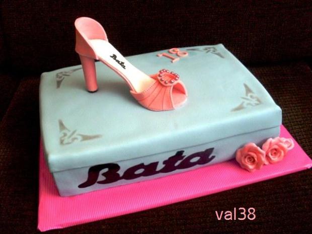 topánky- Baťa, torta topánky- Baťa, torta, val38, 1