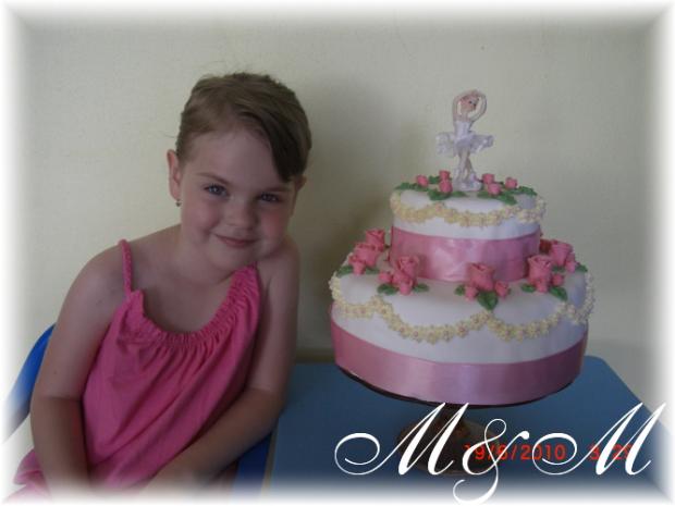 torta pre dceru k narodeninam, torta, Narodeninové torty, Ria Markova, 1