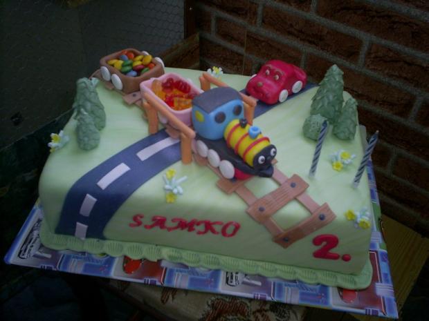S vlacikom a autickom, torta, Torty autíčka, vláčiky S vlacikom a autickom, torta, Torty autíčka, vláčiky, olinockaaa, 1
