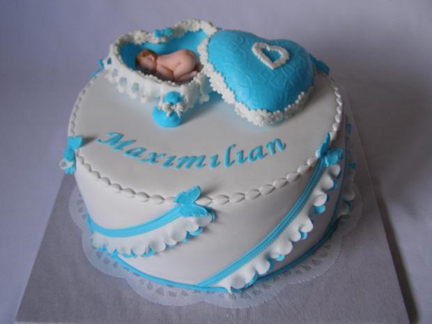Maximilian, torta, Torty na krstiny Maximilian, torta, Torty na krstiny, Miruš 77, 1