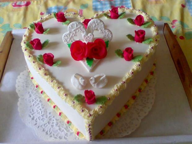 svadobné srdiečko, torta, Svadobné torty svadobné srdiečko, torta, Svadobné torty, zabacka, 1