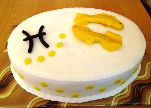 torta v znamení rýb, torta, Narodeninové torty, MonikaT, 1