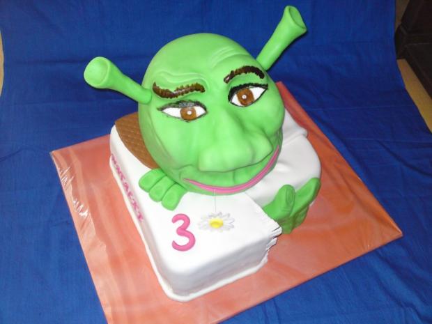 shrek, torta, Rozprávkové torty, lubka74, 1