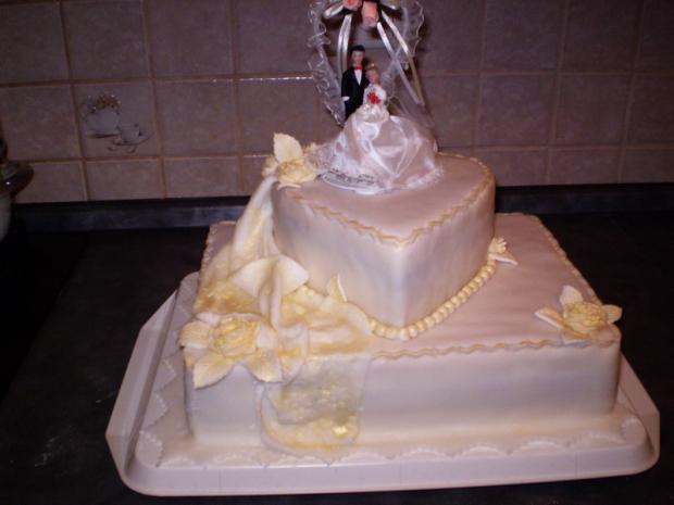 svadobná ktorú som len zdobila, torta, Svadobné torty svadobná ktorú som len zdobila, torta, Svadobné torty, lubka67, 1
