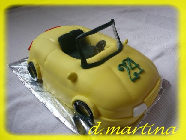 Kabriolet, torta, Torty autíčka, vláčiky, d.martina, 1