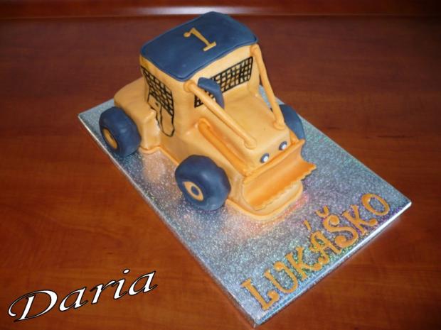 Bager, torta, Torty autíčka, vláčiky, Daria22, 1