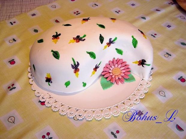Slza z gerberou, torta Slza z gerberou, torta, Bohus_L, 1