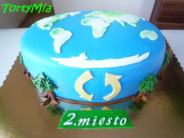Za zber papiera, torta, Torty - škola, stužková, TortyMia, 1