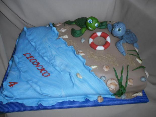 Samy korytnacka, torta, Rozprávkové torty, Alenik, 1