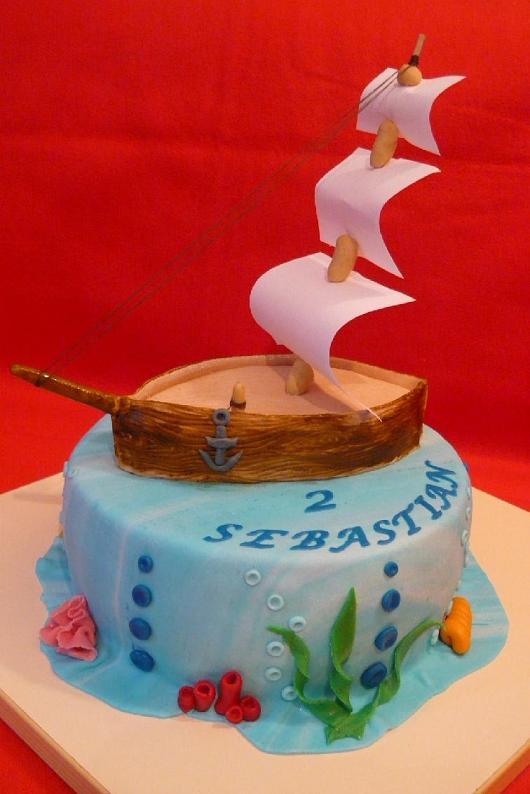 s loďkou, torta, Ostané torty pre deti s loďkou, torta, Ostané torty pre deti, ZdenkaH, 1