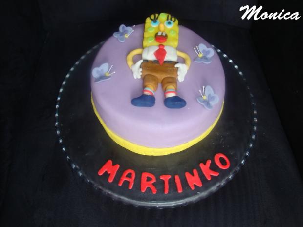 Spongi Bob , torta, Rozprávkové torty Spongi Bob , torta, Rozprávkové torty, Monica, 1