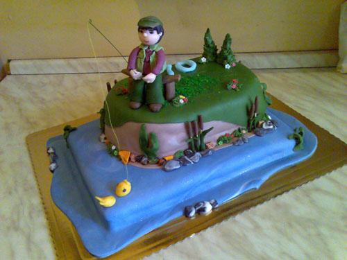 Rybár, torta, Narodeninové torty Rybár, torta, Narodeninové torty, alioska, 1