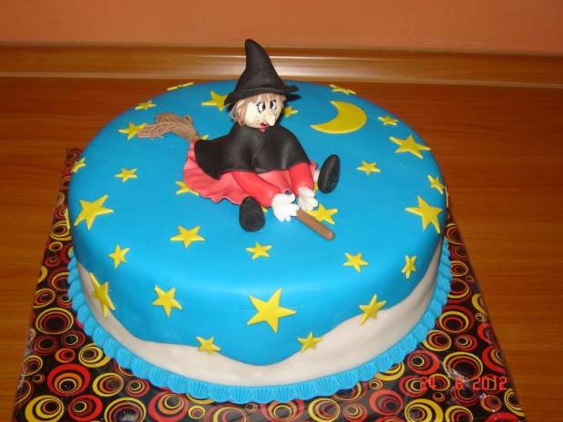 bosorka na metle, torta, Narodeninové torty bosorka na metle, torta, Narodeninové torty, Macka, 1