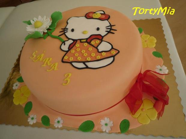 Hello Kitty, torta, Rozprávkové torty, TortyMia, 1
