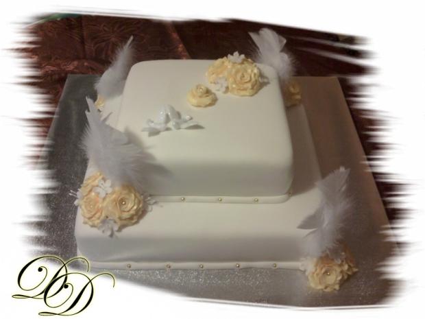 Svadobná 5, torta, Svadobné torty, danndy20, 1