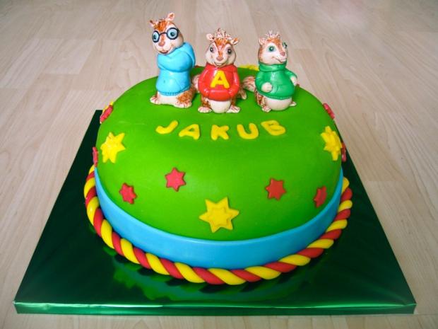 Chipmunks, torta, Rozprávkové torty Chipmunks, torta, Rozprávkové torty, wika, 1
