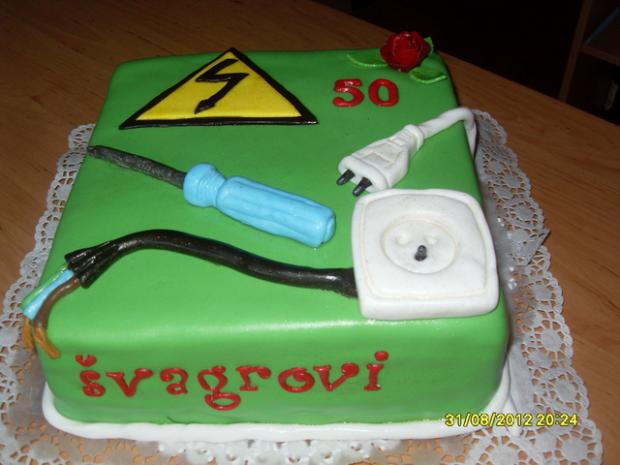 pre elektrikara, torta, Narodeninové torty, lubkarak, 1