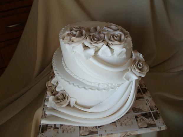 Svadobne ovaly..., torta, Svadobné torty Svadobne ovaly..., torta, Svadobné torty, Alenik, 1