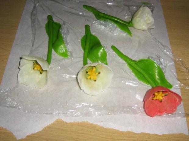 tulipány, torta, Ozdoby na torty, renka74, 1