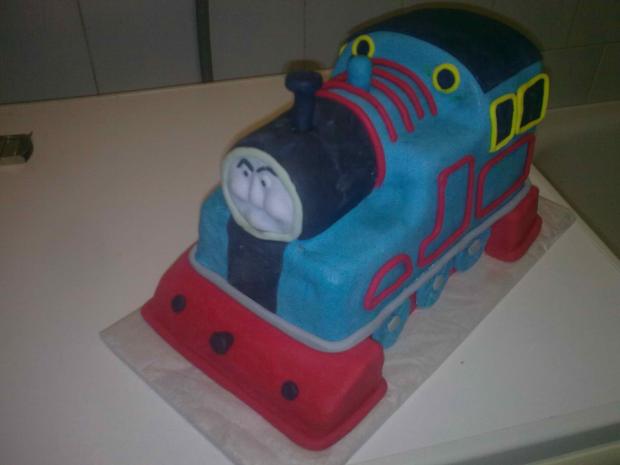 vláčik Thomas, torta, Torty autíčka, vláčiky, zuzanka25, 1