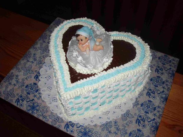 krstiny, torta, Torty na krstiny, vanilka 227, 1