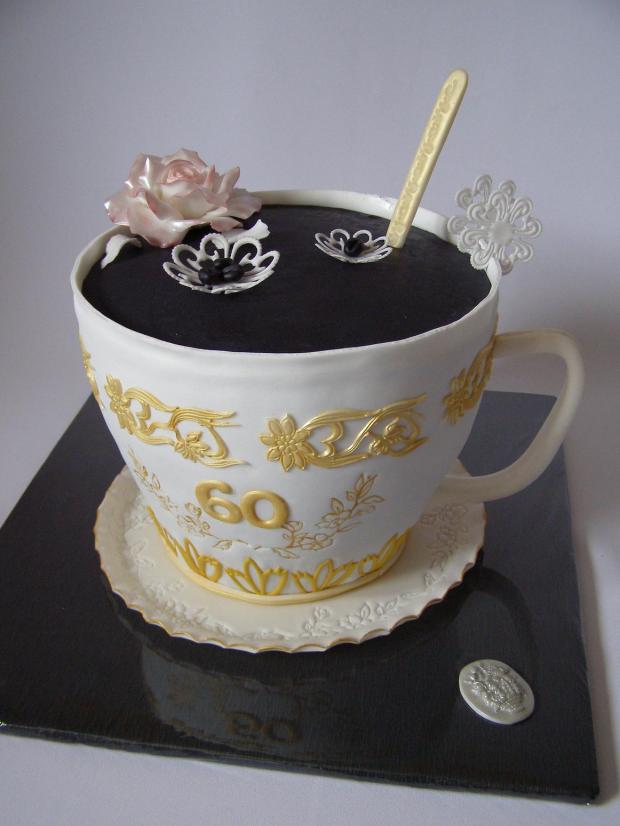 Šalka kávy, torta, Netradičné torty, Miruš 77, 1