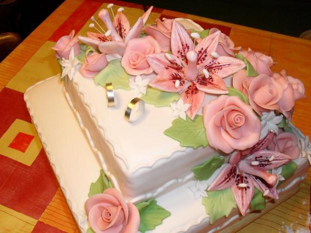 svadobná s laliou, torta, Svadobné torty svadobná s laliou, torta, Svadobné torty, rozika, 1