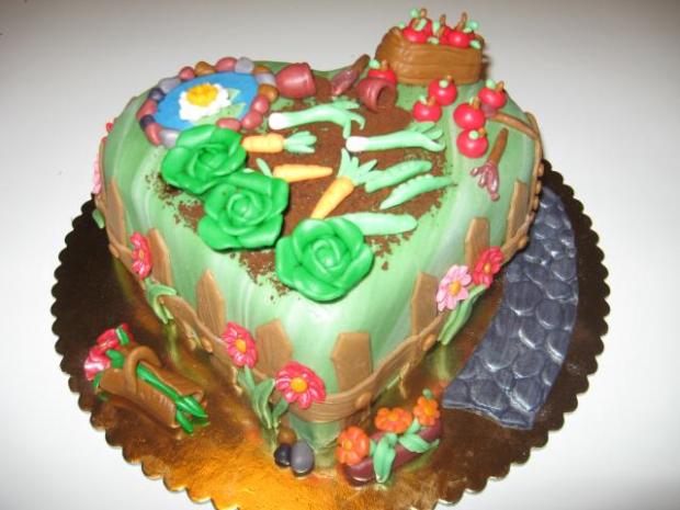 torta pre zahradkarku k 50tke, torta, Netradičné torty, zu-zu, 1