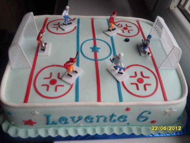 Hokejové ihrisko, torta, Športové torty Hokejové ihrisko, torta, Športové torty, Agnesa3131, 1