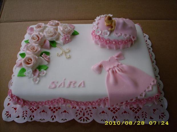 Krst Sára, torta, Torty na cirkevné sviatky Krst Sára, torta, Torty na cirkevné sviatky, Gaba585, 1