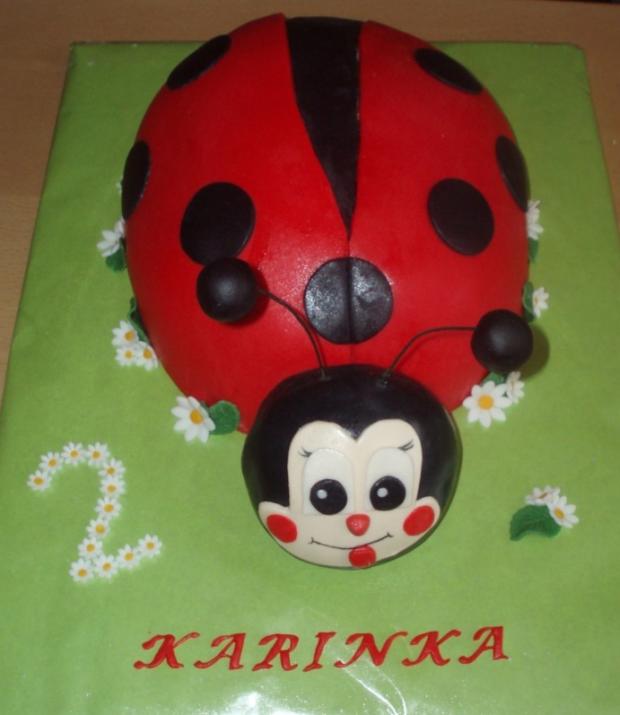 Lienka, torta, Torty so zvieratkami, malichova, 1