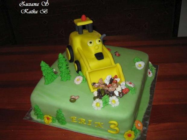 Buldozer, torta, Torty autíčka, vláčiky, Zuzanka, 1