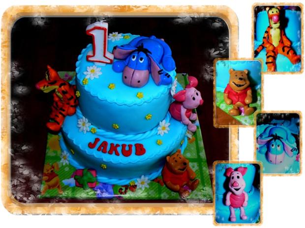 Macko Pooh a jeho kamaráti, torta, Rozprávkové torty Macko Pooh a jeho kamaráti, torta, Rozprávkové torty, VIERI, 1