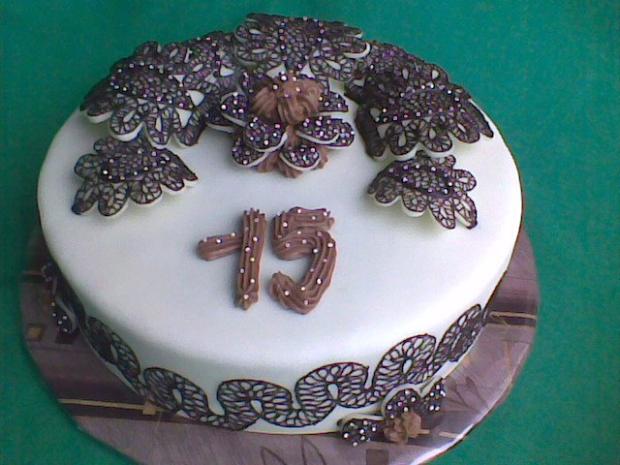 K 15 narodeninám, torta, Alena Lenicka, 1