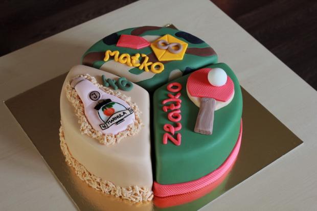 Trojitá oslava :-), torta, Narodeninové torty, jazvinka, 1