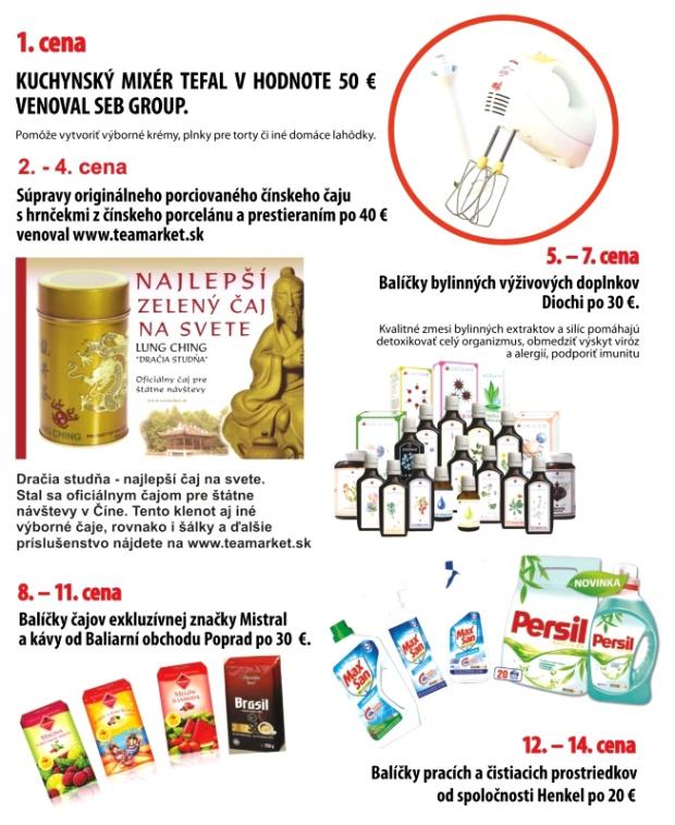 Ceny v predplatiteľskej súťaži 1, torta, pre články, Kamila, 1