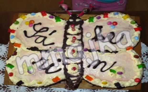 motýľ, torta, Narodeninové torty, mmajka, 1