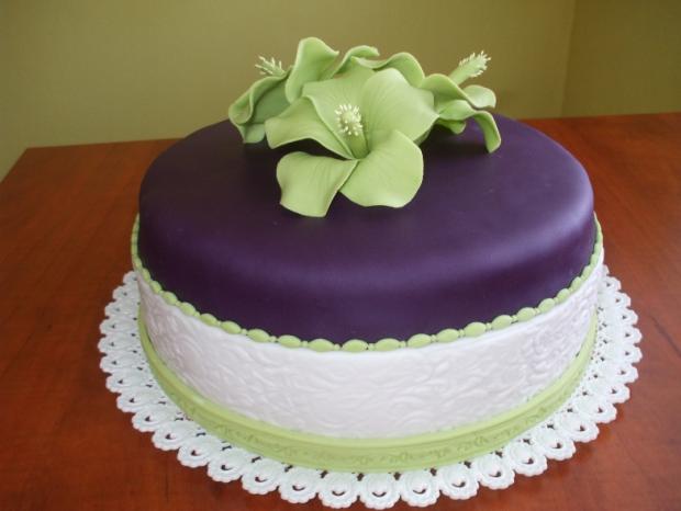 Zelené ibišteky, torta, Narodeninové torty Zelené ibišteky, torta, Narodeninové torty, lanvinka, 1